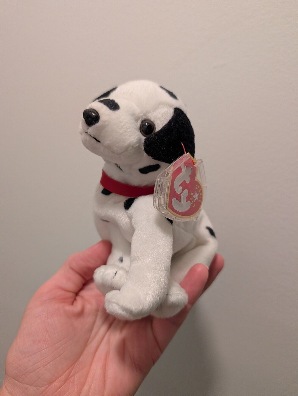 "Dizzy" Ty Beanie Baby Dalmatian Plush Dog